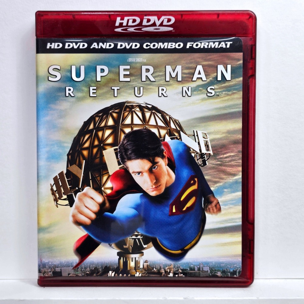 Superman Returns HD DVD DVD Combo Format‎ Movie Brandon Routh DC Comics Warner